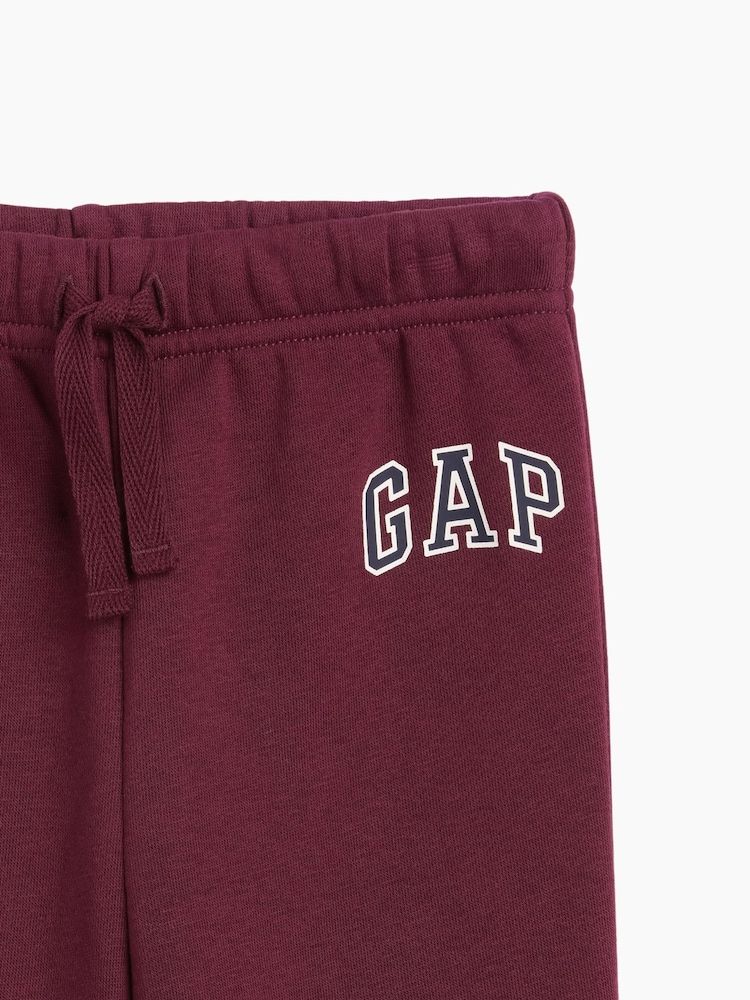 Gap Burgundy Vintage Soft Arch Logo Joggers (6mths-5yrs) - Image 3 of 3