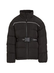 Calvin Klein Jeans Girls Logo Tape Belt Jacket - Image 3 of 6