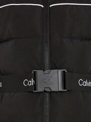Calvin Klein Jeans Girls Logo Tape Belt Jacket - Image 5 of 6
