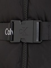 Calvin Klein Jeans Girls Logo Tape Belt Jacket - Image 6 of 6