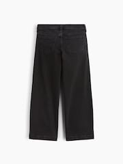 Gap Black Star High Waisted Wide-Leg Ankle Jeans (5-13yrs) - Image 2 of 3