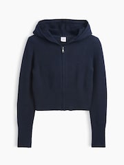 Marin - Gap CashSoft Zip-Up stickad huvtröja (4-13år) - Bild 5 av 6