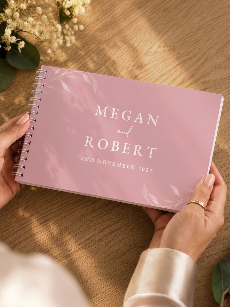 Personalised Botanical Guest Book by PMC - Image 1 of 4 Personalised Botanical Guest Book by PMC - Image 1 of 4