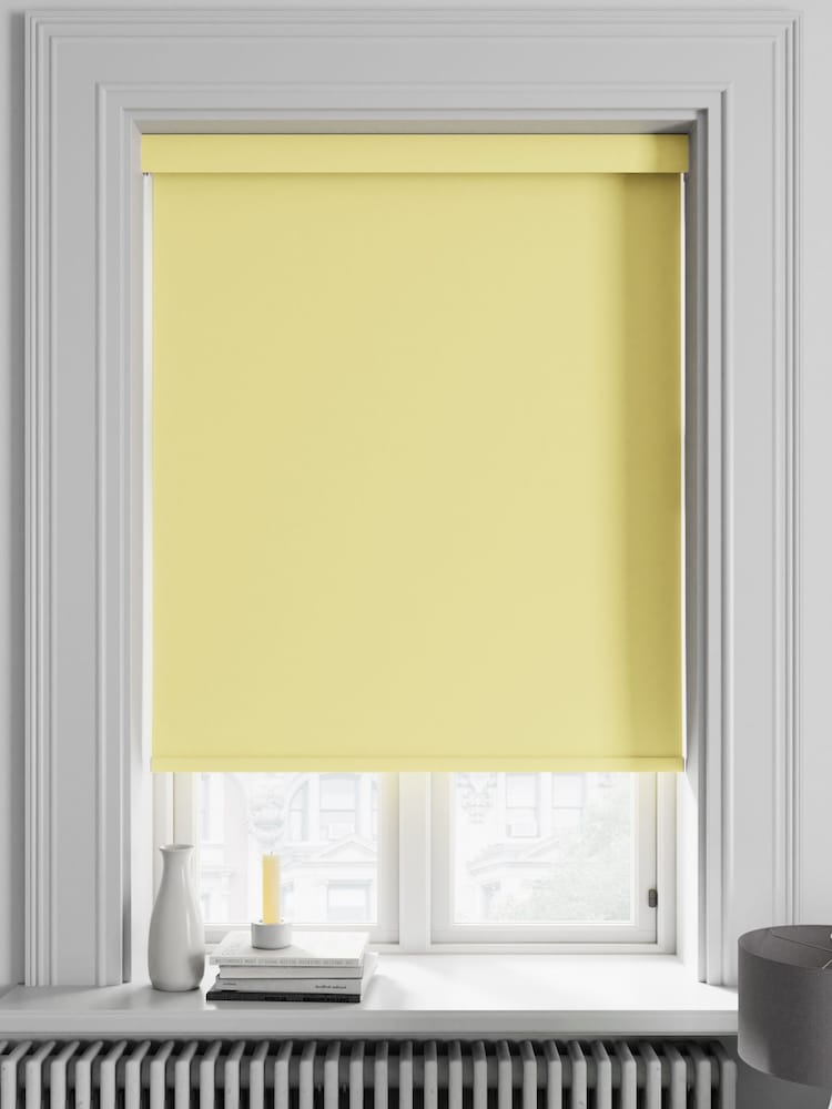 Buttercup Yellow Haig Made To Measure Blackout Roller Blind - Image 1 of 5