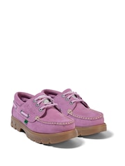 Kickers Purple Lennon Boat Shoes - Image 4 of 8