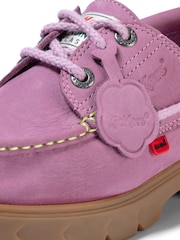 Kickers Purple Lennon Boat Shoes - Image 8 of 8