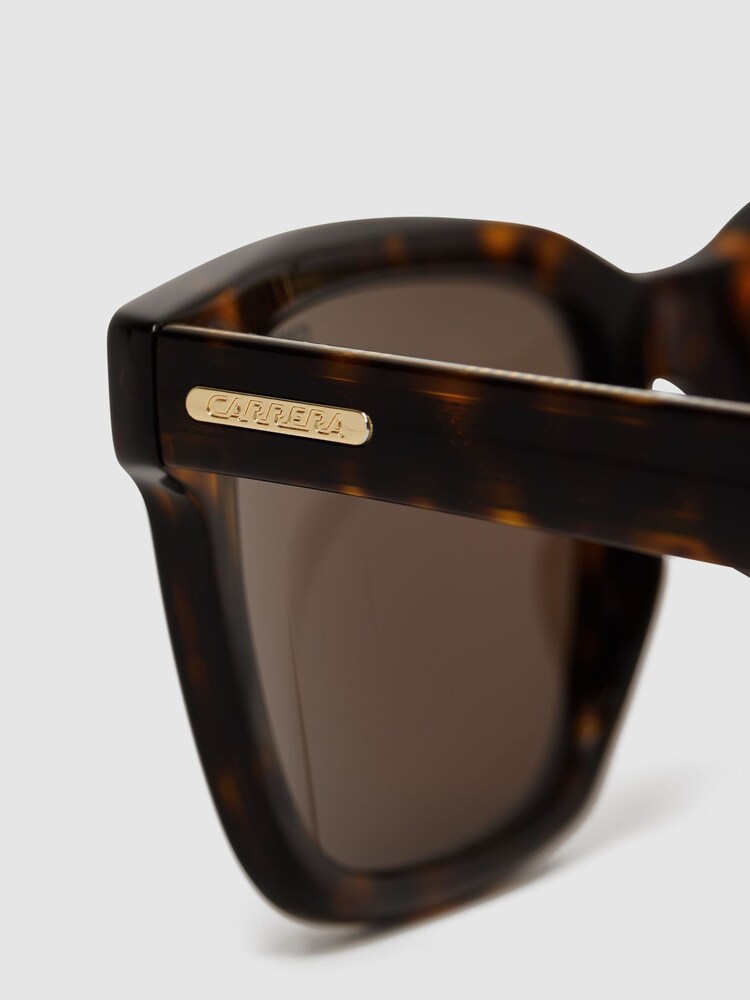 Reiss Brown Carrera Eyewear Square Tortoiseshell Sunglasses - Image 4 of 4