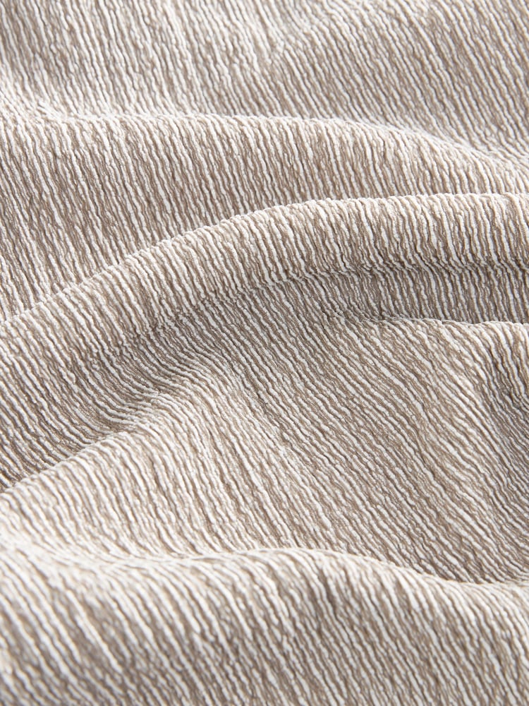 Neutral Stone Square Neck Textured Sleeveless Top - Image 6 of 6