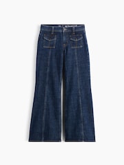 Gap Dark Wash Low Rise Relaxed Flare Jeans (5-13yrs) - Image 5 of 6