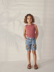 Rust Brown Textured Vest (3-16yrs) - Image 2 of 7