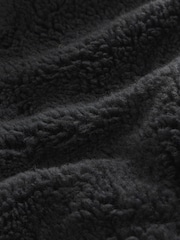 Gap Black Sherpa Zip-Up Hooded Fleece (4-13yrs) - Image 4 of 4