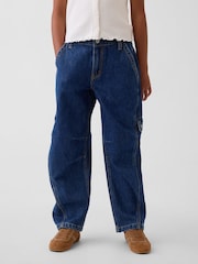 Mörk tvätt - Gap Barrel Cargo Jeans (5-13år) - Bild 1 av 5