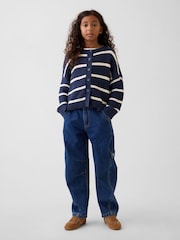 Mörk tvätt - Gap Barrel Cargo Jeans (5-13år) - Bild 4 av 5