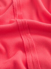 Pink Seam Detail Waffle 100% Cotton Top - Image 5 of 5