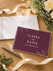 Personalised Botanical Guest Book by PMC - Image 2 of 4