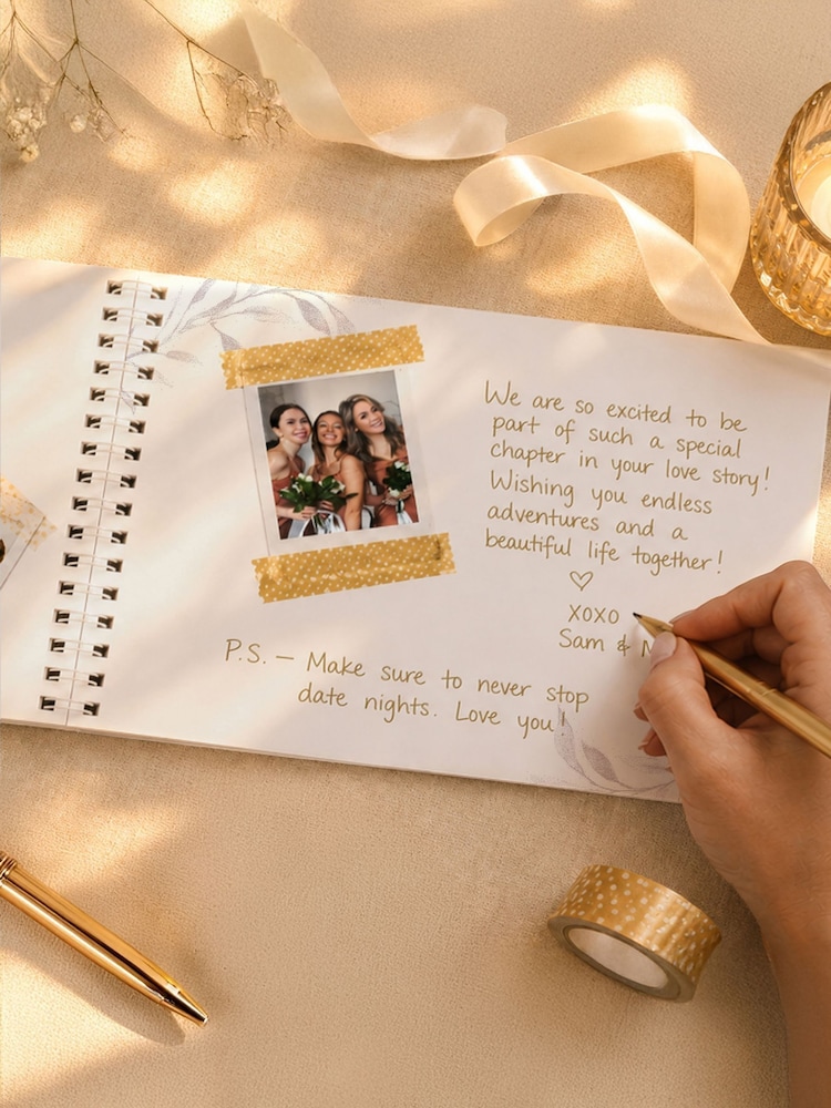 Personalised Botanical Guest Book by PMC - Image 4 of 4 Personalised Botanical Guest Book by PMC - Image 4 of 4