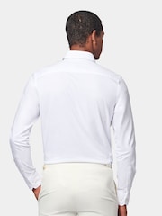 Peckham Rye White Oxford Long Sleeve 100% Cotton Shirt - Image 4 of 7