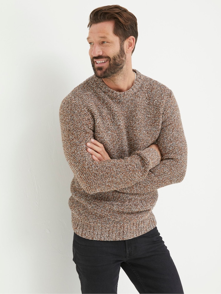FatFace Natural Hove Crew Jumper - Image 1 of 6
