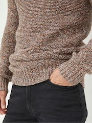 FatFace Natural Hove Crew Jumper - Image 4 of 6