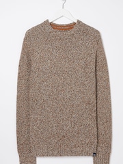FatFace Natural Hove Crew Jumper - Image 6 of 6