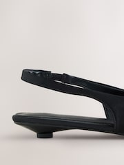 Black Forever Comfort® Heatseal Slingback Flats - Image 3 of 5
