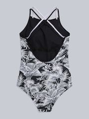 Animal Black/White Strappy Zora Womens Swimsuit - Image 7 of 11