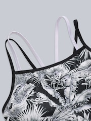 Animal Black/White Strappy Zora Womens Swimsuit - Image 8 of 11