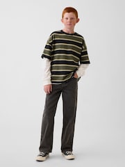 Noir - Gap Jean ample 90 (5-13ans) - Image 3 de 4