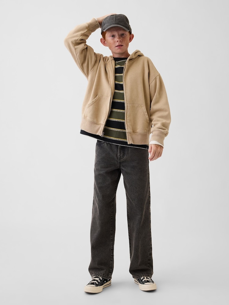 Noir - Gap Jean ample 90 (5-13ans) - Image 4 de 4