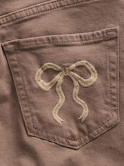 Gap Light Brown Low Rise Stride Bow Pocket Wide-Leg Jeans (5-13yrs) - Image 2 of 2