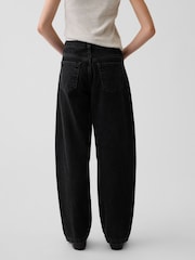 Svart - Gap Barrel Cargo Jeans (5-13år) - Bild 2 av 5