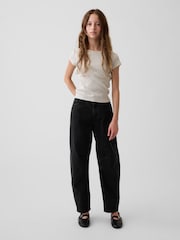 Svart - Gap Barrel Cargo Jeans (5-13år) - Bild 3 av 5