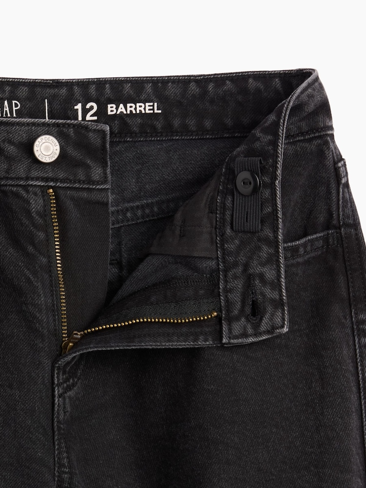 Svart - Gap Barrel Cargo Jeans (5-13år) - Bild 5 av 5
