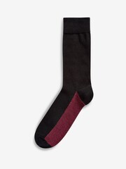 Couleur vive - Paquet 5 - Chaussettes avec semelle à motif - Image 1 of 6