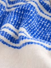 Blue/Ecru Stripe Summer Playsuit - Image 7 of 7