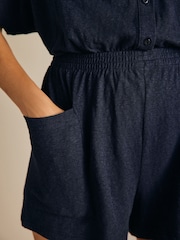 Navy Blue Summer Playsuit - Image 3 of 7