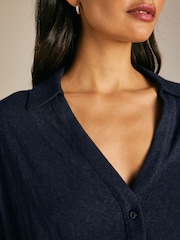 Navy Blue Summer Playsuit - Image 4 of 7