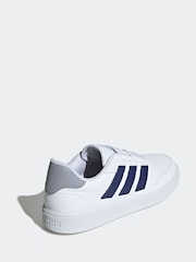 Белый/синий - adidas кроссовки Courtblock - Изображение 4 из 8