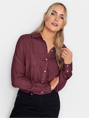 Long Tall Sally Red Longsleeve Shirt - Image 1 of 4
