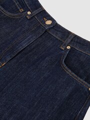 Reiss Dark Blue Levitt Barrel-Leg Jeans - Image 9 of 9