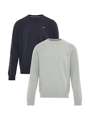 Threadbare Grey Crew Neck Sweatshirt - Image 6 of 6