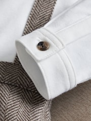 Mamas & Papas Brown Houndstooth Mock Romper - Image 4 of 5