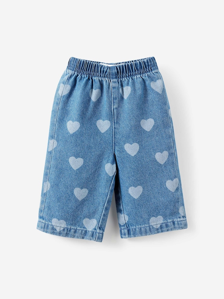 Cotton On Blue Baby Denim Straight Leg Jeans - Image 1 of 3 Cotton On Blue Baby Denim Straight Leg Jeans - Image 1 of 3