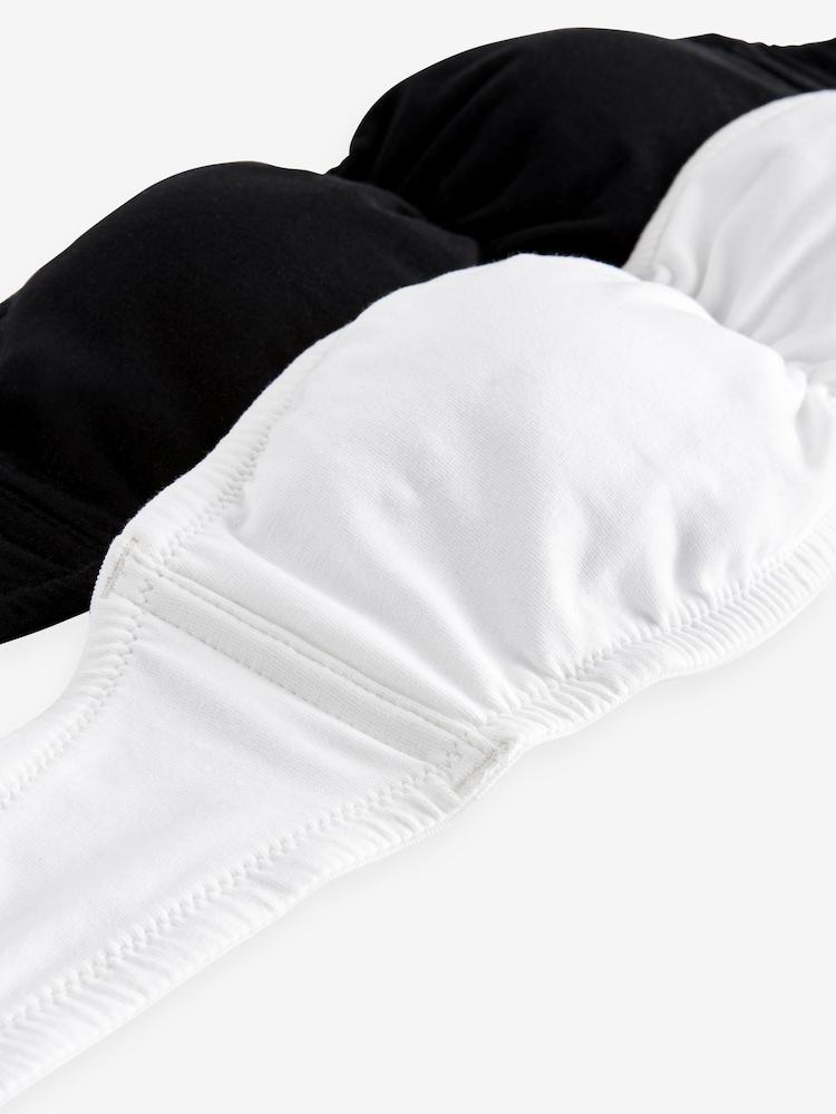Cotton Rich Bandeau Ultimate Comfort Bras 2 Pack - Image 12 of 12