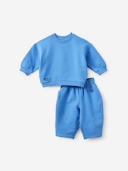 أزرق فاتح - Cotton On Baby Sweater & Joggers Set - صورة 1 من 3