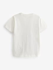 White Dino Robot All-Over Print Short Sleeve T-Shirt (3-16yrs) - Image 5 of 6