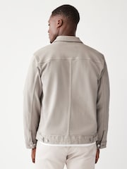 Neutral Denim Trucker Jacket - Image 3 of 7