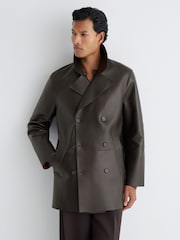 Atelier Leather Double-Breasted Jacket - Image 1 of 11