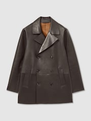 Atelier Leather Double-Breasted Jacket - Image 2 of 11