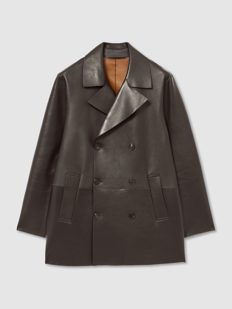 Atelier Leather Double-Breasted Jacket - Image 2 of 11